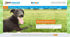 Desktop Screenshot of pet-rescuecharity.co.uk